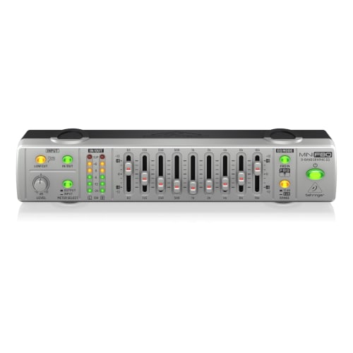 Behringer FBQ800 V2 Ultra-Compact 9-Band Graphic Equalizer with Feedback Detection