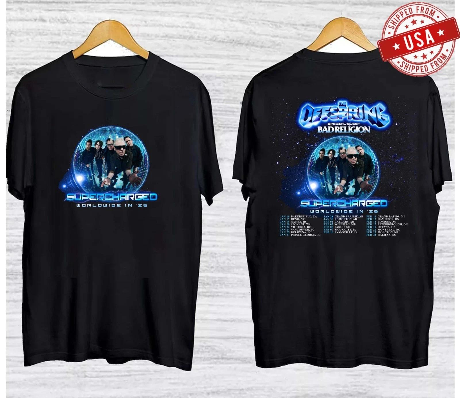 The Offspring Supercharged Worldwide 2026 Tour T-Shirt XL