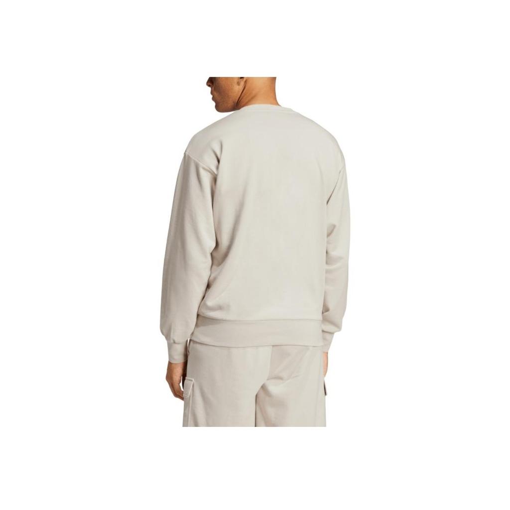 Adidas M Feelcozy Sweatshirt Casual Round Neck Drop Shoulder Long Sleeve Men Sweatshirt Gray IN6087