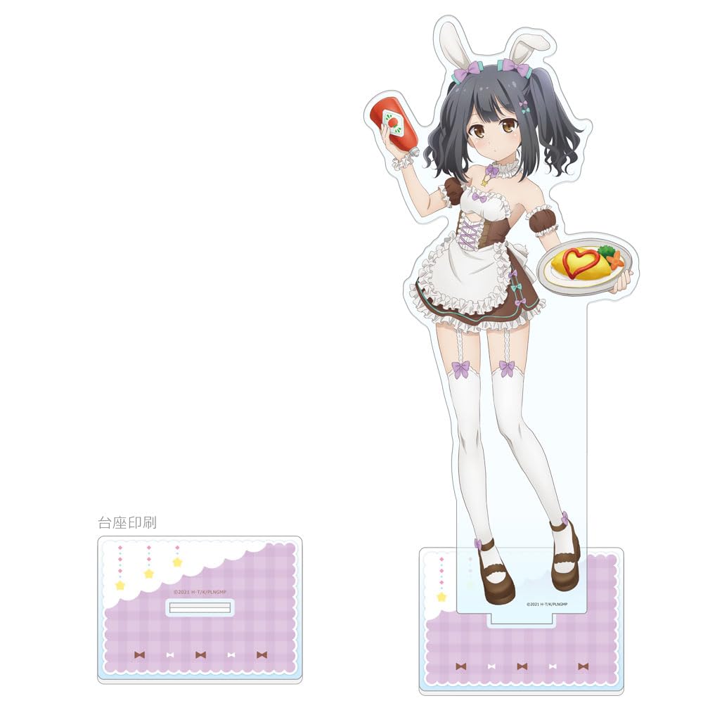 liner Licht Nameless Girl Original Large Acrylic Stand Height Thickness 5mm Key-th Fate/kaleid PrismaIllya (Miyu/Bunny Maid) 29-30cm