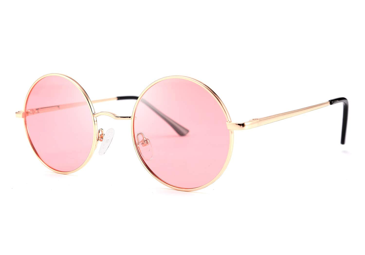 

Поляризованные солнцезащитные очки с круглой ретро-оправой для мужчин и модные цветные солнцезащитные очки [FEISEDY] Очки, Женские,