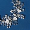 Heavy industry crystal pearl hairband light luxury high-end bridal headwear women's fashion new wedding hairband