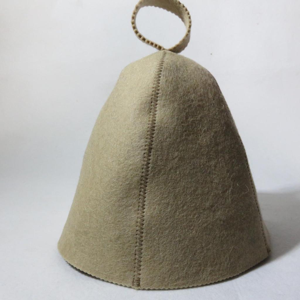 Vibrant Wool Sauna Hat: Heat Insulation & Water Absorption for Drying Hair