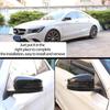 For Mercedes Benz A CLA GLA GLK Class W176 W117 X156 X204 2014-2017 Carbon Fiber Side Rear View Mirror Cover Trim