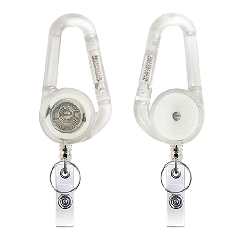 Id Card Key Chain Lanyard Clip Key Ring Retractable Belt Rope Holder Keyring