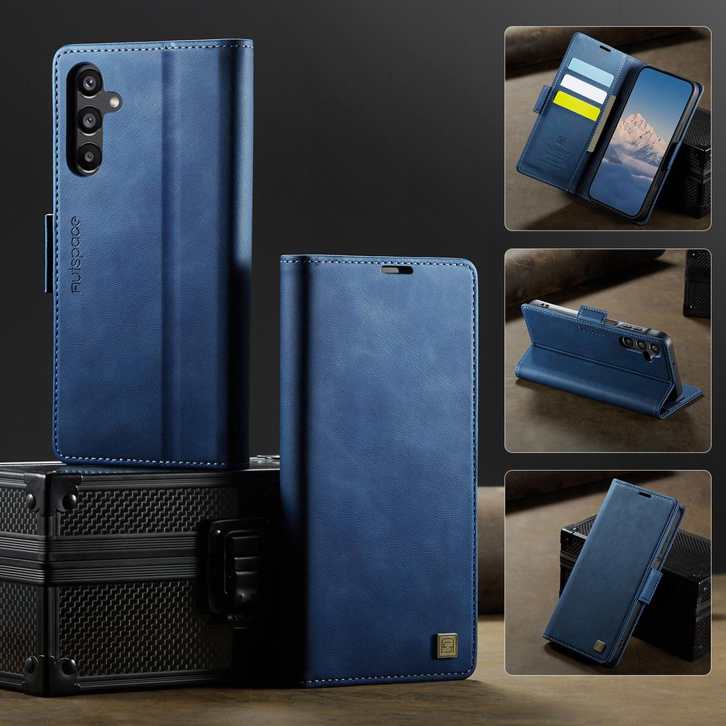 For Samsung Galaxy A17 4G/5G Wallet Case with Card Slots & Kickstand, 360° Protection Leather Case