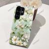 French Retro Oil Painting Flower Rose Magnolia Mobile Phone Case Samsung S25Ultra Double-layer Film Case S23 + Anti-drop