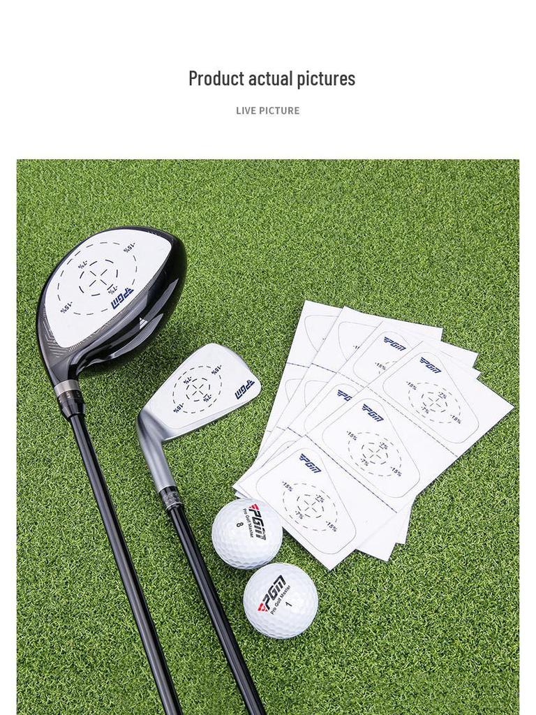 New PGM Golf Club Impact Paper: 6 Wood Sheets + 6 Iron Sheets to Analyze Impact Points and Ball Hitting Tendency.
