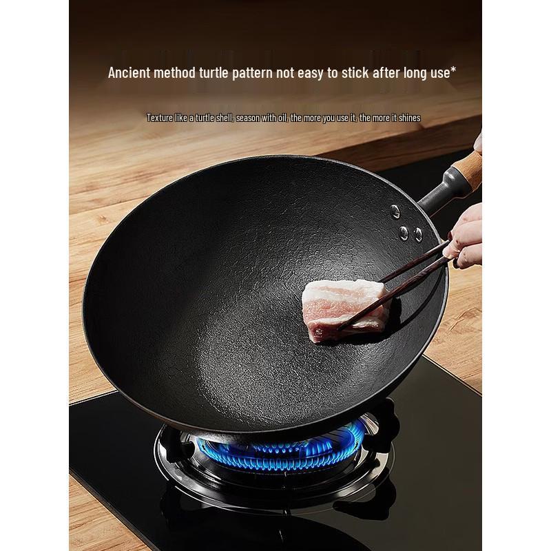 Cooker King Handcrafted Cast Iron Wok