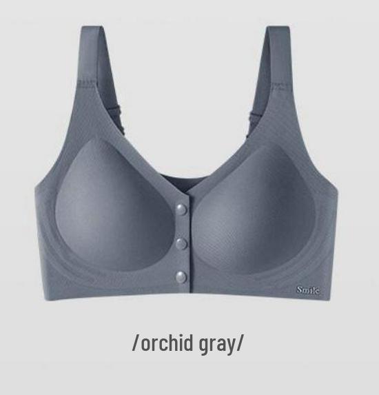 Sujetador Shi Fengni 1023 de Cierre Frontal sin Costuras: Tallas Grandes, Soporte Lumbar, Efecto Adelgazante para Mujeres de Mediana Edad y Mayores