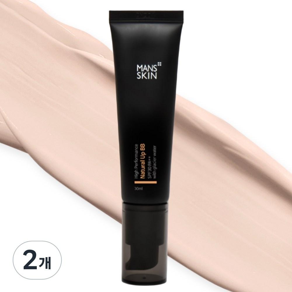 Men's Skin Natural Up BB Men's Tone-Up BB Sunscreen Homme Foundation Cool Tone Change 2 Pcs