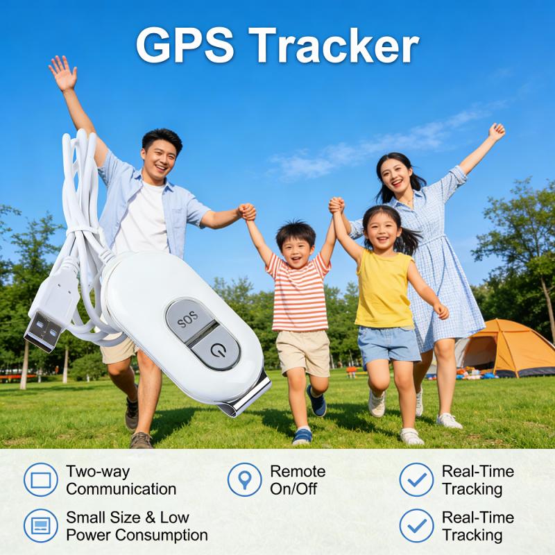 Waterproof Elderly & Children GPS Tracker - Real-Time Location Monitoring, Portable & Personal Safety Device for Kids & Seniors