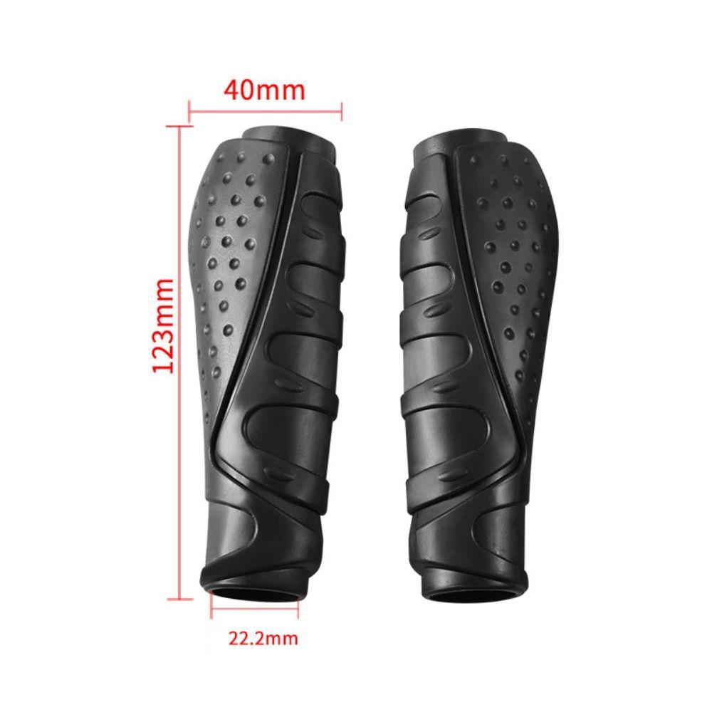 1 Pair Anti-slip Bike Handlebar Grips Rubber Handlebar Cover Bike Grip Sleeve Cycling Accessories