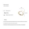 Cai Hua Ying Wan French Style Cubic Zirconia Square Hollow Bracelet – Retro Elegant Hand Jewelry
