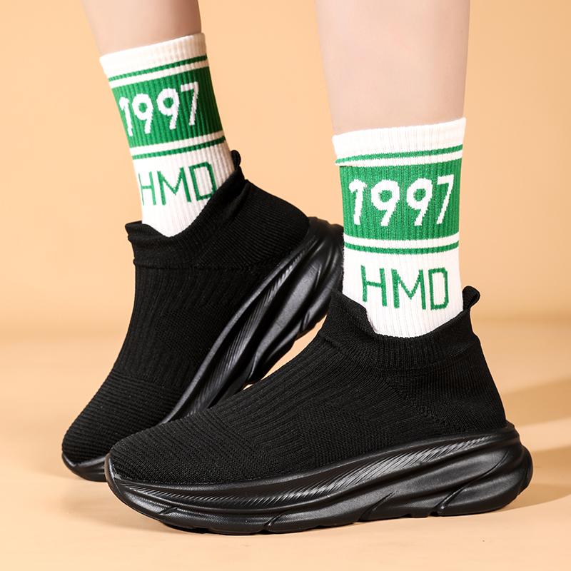 36-45 Unisex Sneakers Platform Shoes Breathable Casual Sports Walking Shoes for Men