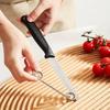 Swallow Tail Fruit Vegetable Carving Knife Triangle Blade Spring Stainless Steel Kitchen Tools For Diy Fruit Platter 22Cm