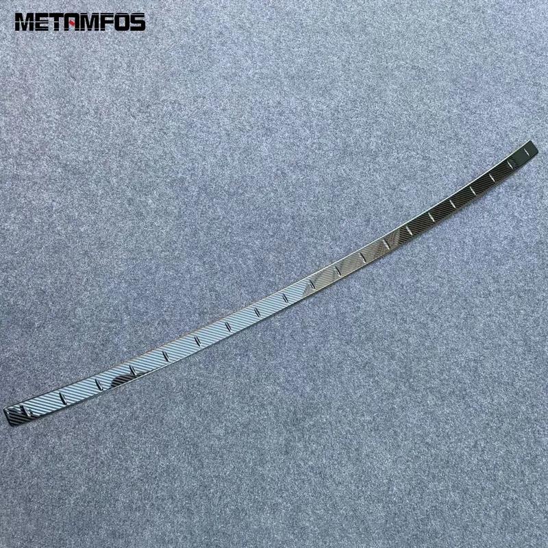 For Toyota Harrier Venza - 2024 Exterior Rear Trunk Bumper Foot Plate Tailgate Door Sill Scuff Guard Plate Accessories