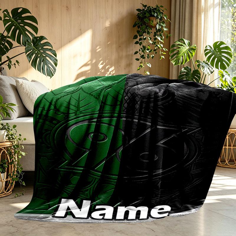 Custom Name Personalized Hannover 96 Football Print Blanket, Home Decor, Bedroom, Sofa, Camping, Couch, Gifts for Birthday Christmas