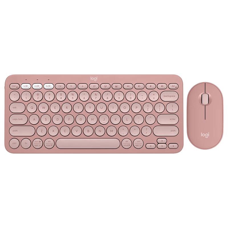 Logitech Pebble Wireless Bluetooth Keyboard K380 & Mouse Combo