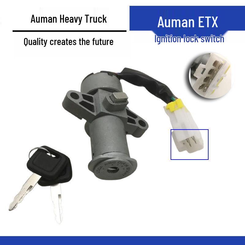 Ignition Lock Switch & Starting Key for Foton Daimler Auman ETX 9/6 Series Trucks Standard
