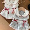 Pet Spring Dress Cat Clothes Retro Collar Shirt Small Dog Teddy Top Puppy Clothes Dog Dresses for Small Dogs