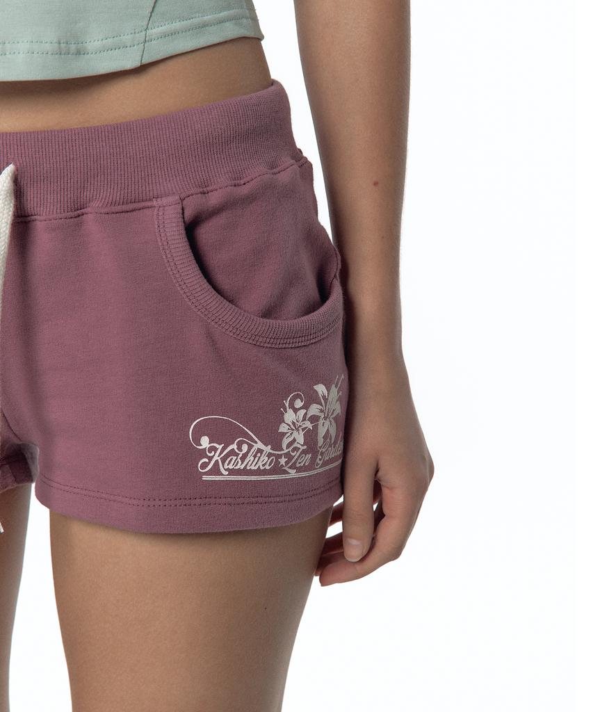 Kasiko Bold Low-Rise Shorts Orchid