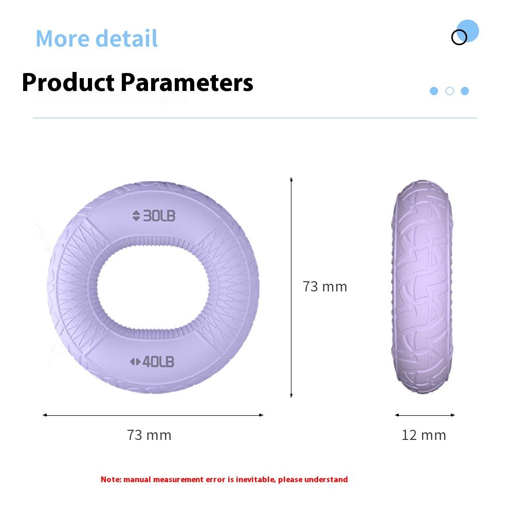Grip strength circle professional exercise, hand strength rehabilitation training, massage, silicone grip strength device