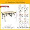 Portable Outdoor Folding Table and Chair Set - Perfect for Camping, Picnic, Patio, and BBQ