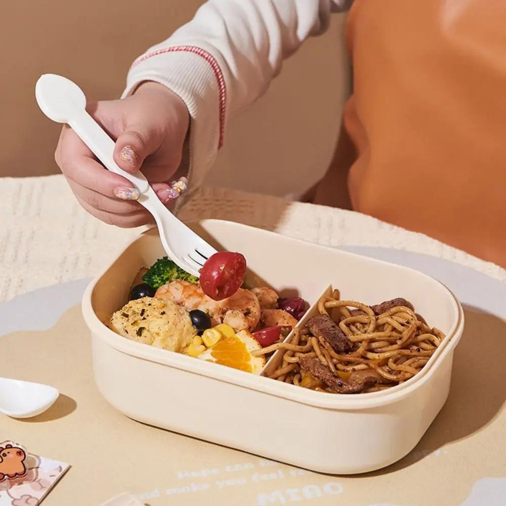 New Capybara Lunch Box Grid Leak Proof Meal Boxes Seal 1320ml Large Capacity Crisper for Outdoor Picnic School
