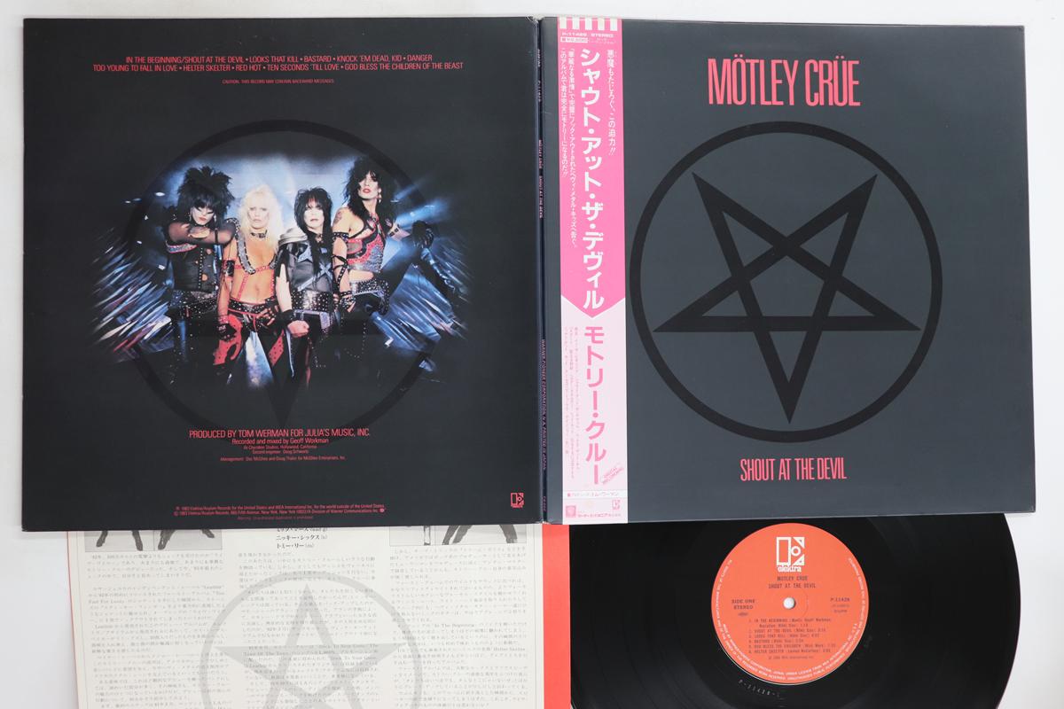 

LP Record MOTLEY CRUE - Shout At The Devil P11428 WARNER PIONEER 1983 Japan Obi Metal Used