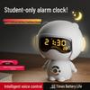 Smart Bluetooth Speaker with Voice Control, TF Card, Clock, Alarm, Ambient Light, and Countdown Timer