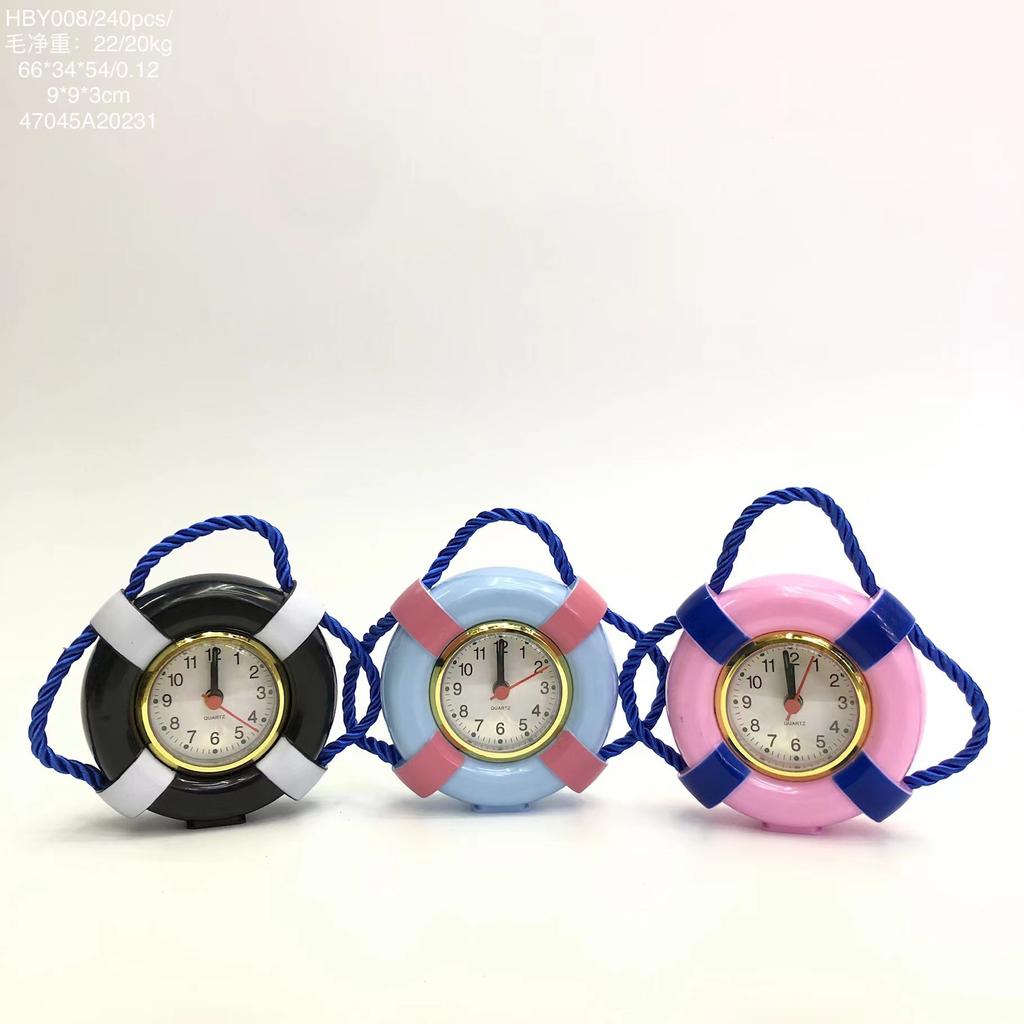 Swimming Ring Toy Alarm Clock Cotton Rope Interactive Training Quartz Clock Students Learn To Read