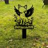 Metal Pet Memorial Stake, Custom Cat Grave Marker, Outdoor Garden Plaque, Personalized Keepsake Gift
