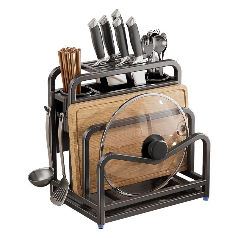 Cobbe Stainless Steel Kitchen Knife & Chopping Board Organizer