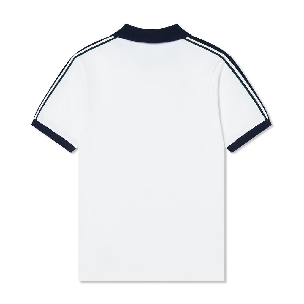 Kappa 1916 Series Classic Retro Short Sleeve T-Shirt Casual Polo Shirt Breathable Men Tops White K0E32PD04-012