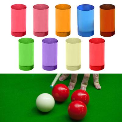 Billiard Cue Ferrule Replacement Transparent Acrylic Pool Cue Ferrule Snooker Pool Repair Parts Billiard Accessories