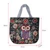 Eco Shopping Bag Owl Canvas Shoulder Bags For Travel School Women Folding Tote Handbag