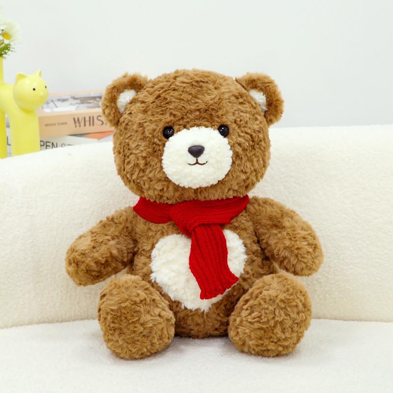 Bread Plush Bear Toy Animal Stuffed Doll Bedroom Decoration Kids Gifts Cute