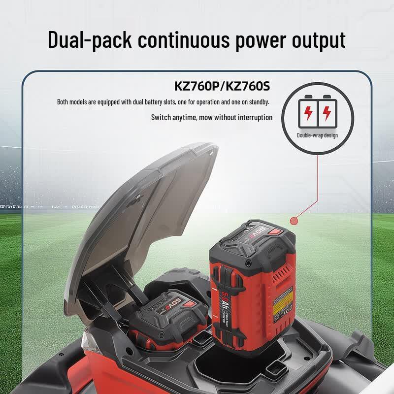 Kaizi KZ760P 60V Cordless Push Lawn Mower CN plug (adapter included)