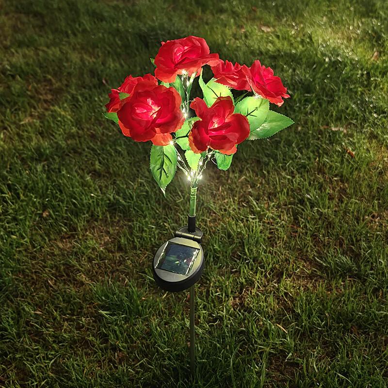 

Artificial Rose Garden LED Stake Light