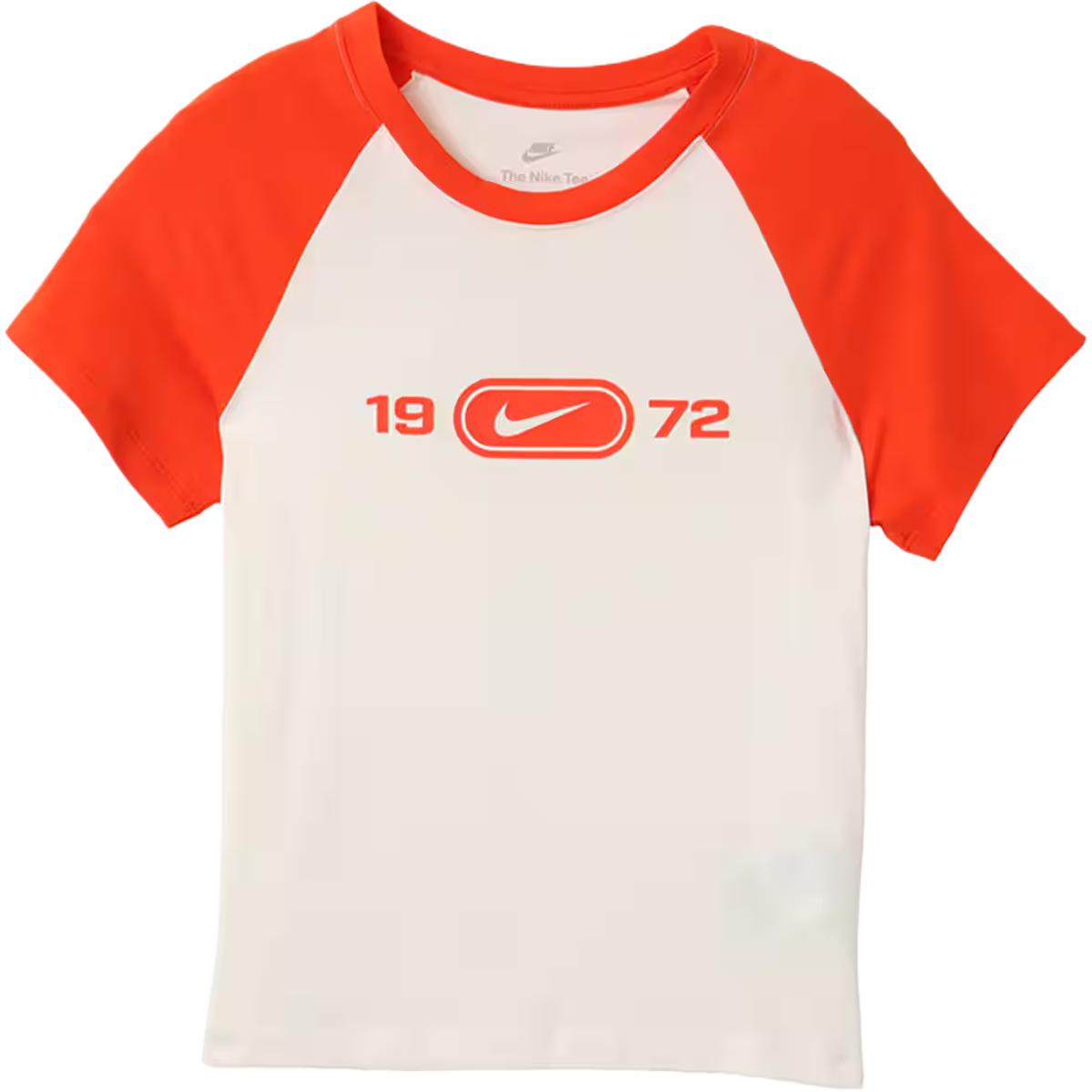 

Nike 1972 As W Nsw Nk Chll Knt Tee Rgl Nlt Short Knit Comfortable Short Sleeve T-Shirt Women T-Shirt HV4993-133 M