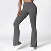 Womens High Waist Bootcut Yoga Pants Quick Dry Butt Lifting Workout Gym Sports Trousers