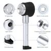30X Handheld Metal Magnifiers Folding Magnifier Loupe Lens With LED Light Calibration Magnifying Glass For Jewelry Repair