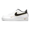 Nike Buty Sneakers Dziecięce Air Force 1 LV8 GS Białe Metaliczne Złoto Czarne DM3322-100
