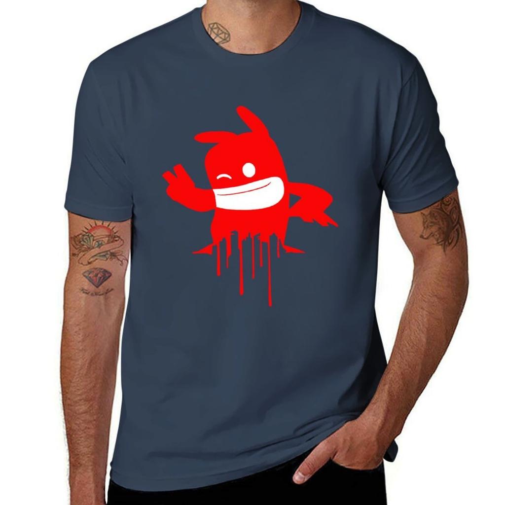 De Blob  TShirt Basic Plain Short Sleeve Crew Neck Tee TShirt