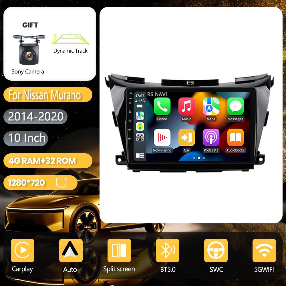 Android 16 pour Nissan Murano 3 Z52 2014 - 2020, autoradio multimédia avec Carplay, lecteur vidéo, Plug and Play, Snapdragon sans fil