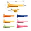 6 STÜCKE Weiche Silikon Lesezeichen-Clip Farbseiten-Trenner Kreative Lesezeichen-Schnalle Automatisches Folge-Lesezeichen Schul- Bürobedarf