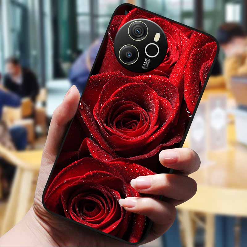 For Blackview Shark 8 Case 6.78" Cartoon Painted Cover Lovely Case Soft Silicone Protect Cover For Blackview Shark8 Cases Bumper