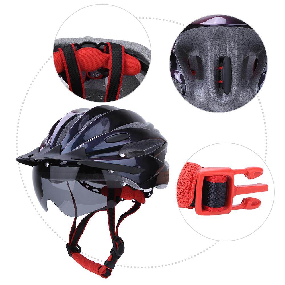 

K80 Unisex Adult Bike Magnetic Type Goggles Helmet Cycling Equipment for Bicycle