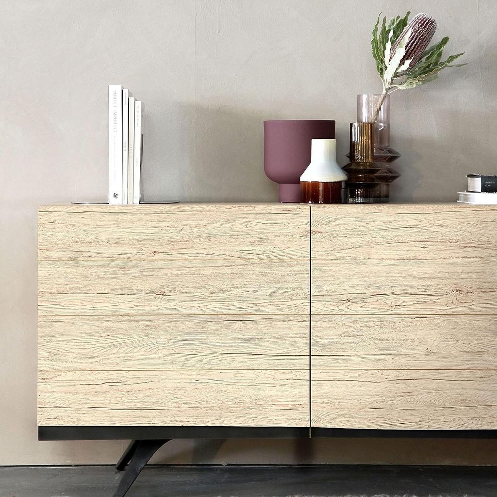 55CM Wide Wood Decor Paper for Furniture Waterproof Vinyl Wall Sticker Self Adhesive PVC Wallpaper Kitchen Cabinet Door Sticker